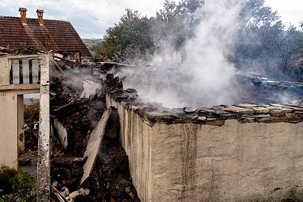Professional Fire Damage Removal technician working in Marco Island, FL